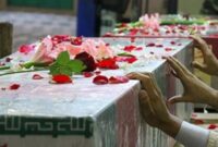 ۳ رزمنده بسیجی شهرستان دیر درجزیره لاوان به شهادت رسیدند