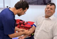 صیانت از سلامت سرمایه‌های انسانی در خط مقدم اقتصاد، معاینات دوره‌ای طب صنعتی در شرکت مخازن سبز پتروشیمى عسلویه آغاز شد